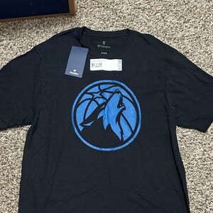 Fanatics Black and Blue Graphic Tee